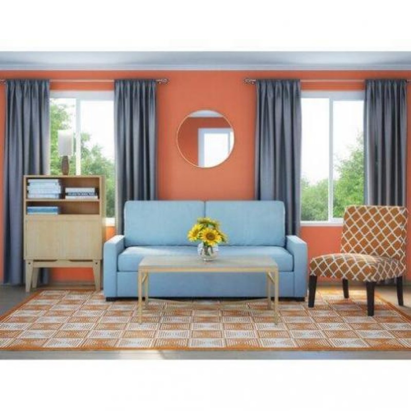 Кавовий журнальний столик у стилі Loft NS-574 530x1100x450 мм Золотой