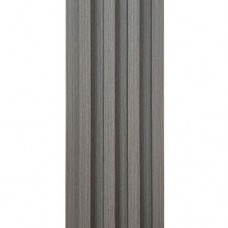 Декоративна стінова рейка Sticker Wall WPC Олов'яний 160x3000x23 мм (SW-00001530)