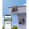 Вулична IP-камера Sectec ST-S568M-4G-6M-12X ZOOM 4G 2 об'єктива 4mm +12 mm 3+3 MP (55260)