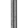 Декоративна стінова рейка Sticker Wall PS 2900x120x12 мм Сірий (SW-00001752)