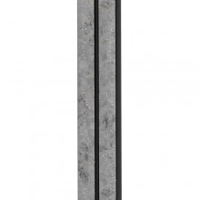 Декоративна стінова рейка Sticker Wall PS 2900x120x12 мм Сірий (SW-00001752)