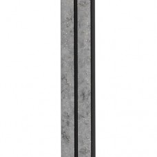 Декоративна стінова рейка Sticker Wall PS 2900x120x12 мм Сірий (SW-00001752)