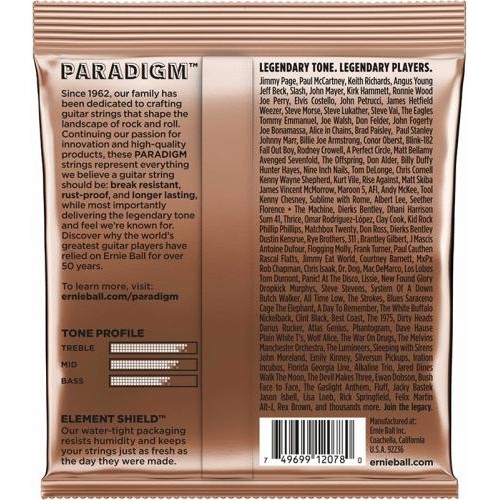 Струни для акустичної гітари Ernie Ball 2078 Paradigm Light Phosphor Bronze Acoustic 11/52 Струни для акустичної гітари Ernie Ball 2078 Paradigm Light Phosphor Bronze Acoustic 11/52