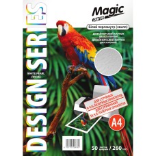 Фотопапір Magic А4 260 г/м2 двосторонній хвиля Білий перламутр 50 шт