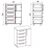 Комод МГ-2 тумба-1 Компанит вільха