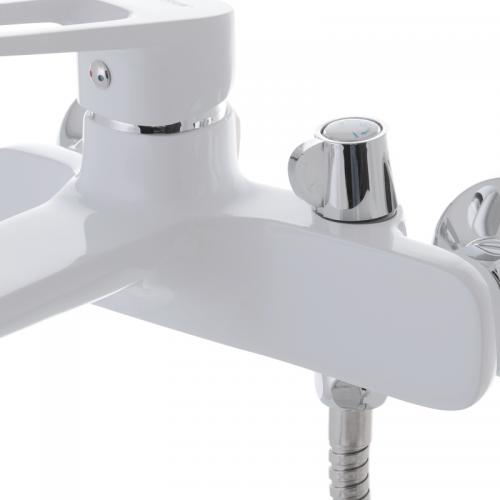 Змішувач для ванни з коротким виливом Mixxus Nevada 009 Euro Білий (MI5800) Змішувач для ванни з коротким виливом Mixxus Nevada 009 Euro Білий (MI5800)