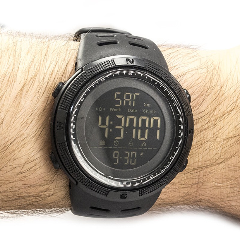 Годинник чоловічий спортивний водостійкий SKMEI 1251 чорний (IBW344BO)