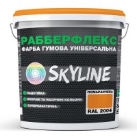 Фарба гумова супереластична надстійка «РабберФлекс» SkyLine Помаранчева RAL 2004 1,2 кг Фарба гумова супереластична надстійка «РабберФлекс» SkyLine Помаранчева RAL 2004 1,2 кг