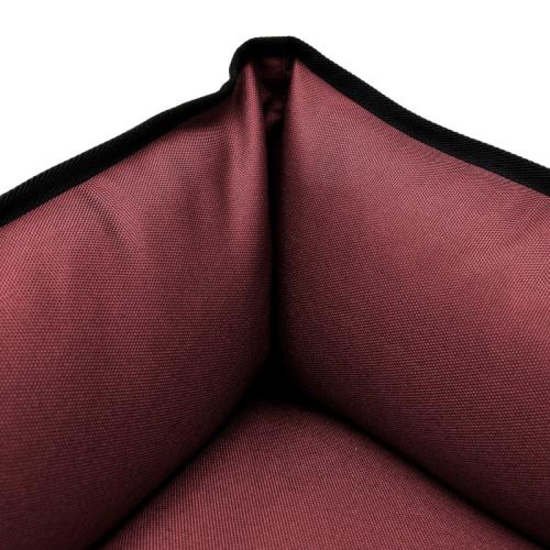 Лежак ліжко для собак всіх порід EGO Bosyak Waterproof 2XL 115х95 Бордовий (спальне місце для великих собак)