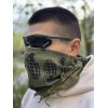 Тактичні окуляри 5.11 Tactical Aileron Shield з 4 лінзами оливкова оправа з поляризацією