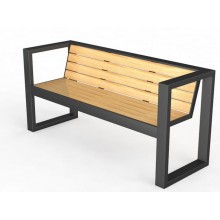 Лава паркова GoodsMetall у стилі ЛОФТ 1600х450х800 - ЛС111