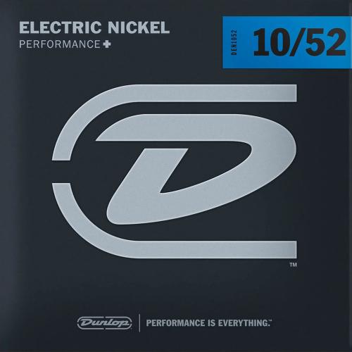 Струни для електрогітари Dunlop DEN1052 Light Top/Heavy Bottom Nickel Plated Steel Electric Guitar Strings 10/52 Струни для електрогітари Dunlop DEN1052 Light Top/Heavy Bottom Nickel Plated Steel Electric Guitar Strings 10/52