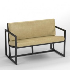 Лаунж диван у стилі Loft NS-912 880x1300x750 мм Черный