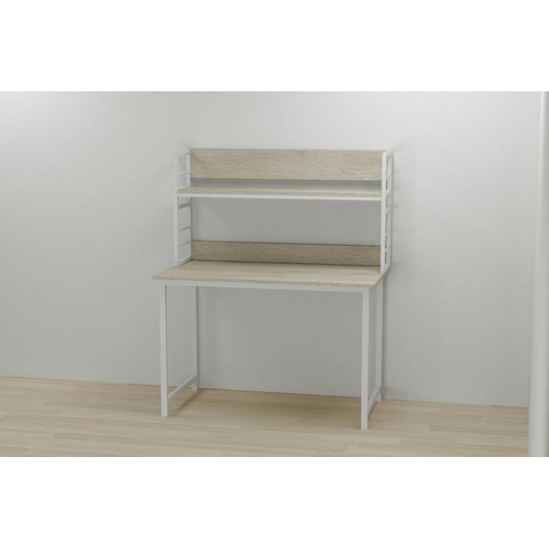 Надбудова для столу Ferrum-decor Лінкольн 60x100x28 Білий ДСП Сонома (LIN0011)