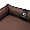 Лежак ліжко для собак та котів EGO Bosyak Waterproof S 65x55 Коричневий (спальне місце для собак та котів)