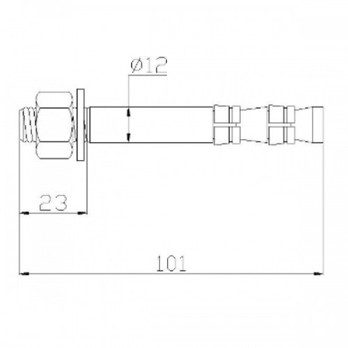Анкерный болт Climbing Technology Anchor Bolt 12 (1053-4AVIT12) Анкерный болт Climbing Technology Anchor Bolt 12 (1053-4AVIT12)