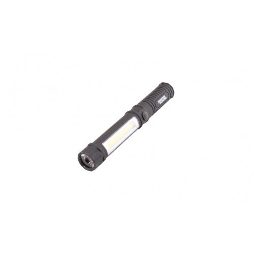 Ліхтарик магнітний MASTERTOOL 168х24 мм LED+COB LED 3xAAA ABS 94-0806 Ліхтарик магнітний MASTERTOOL 168х24 мм LED+COB LED 3xAAA ABS 94-0806