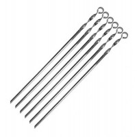 Набір кутових шампурів із сталі 6 шт 60,5 см A-PLUS 1835 Набір кутових шампурів із сталі 6 шт 60,5 см A-PLUS 1835