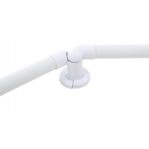 Поручень пристінний кутовий пластиковий MED1 SC6195AN Білий