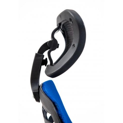 Офісне крісло керівника Richman Бласт Чорне + Сітка Синє Офісне крісло керівника Richman Бласт Чорне + Сітка Синє