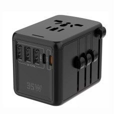 Універсальний адаптер Otravel для подорожей чорний 30W SL-207