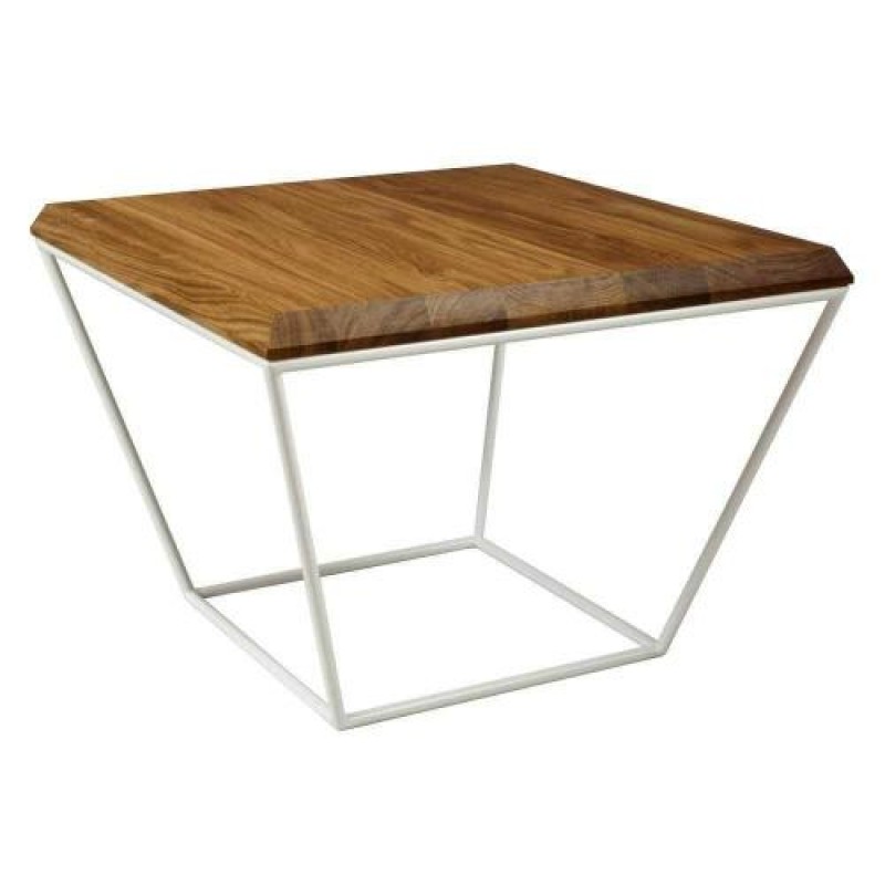 Кавовий журнальний столик у стилі Loft NS-553 480x600x600 мм Белый