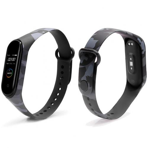 Ремінець Painted Strap для Xiaomi Mi Band 5/6 Grey Camo Ремінець Painted Strap для Xiaomi Mi Band 5/6 Grey Camo