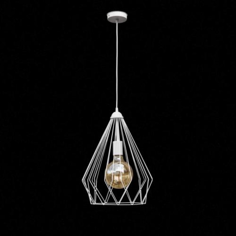 Світильник підвісний у стилі лофт MSK Electric Silvia NL 430 WH