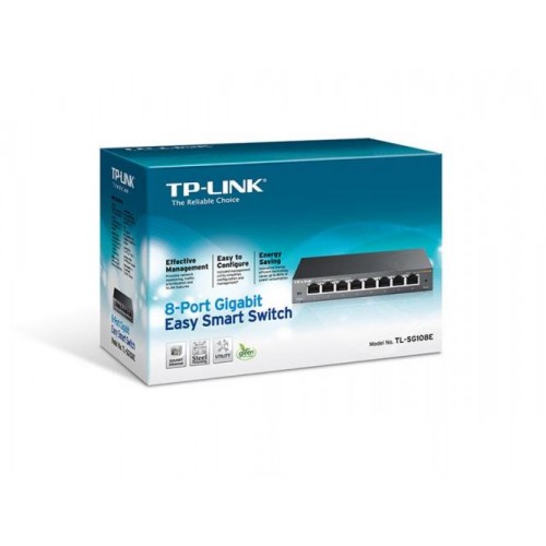 Комутатор TP-LINK TL-SG108E (8хGE, easysmart) в інтернет супермаркеті PbayMarket!