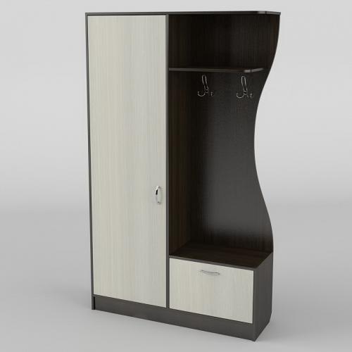 Передпокій Тиса Мебель-9 Венге Молочний 204.5x35x120 см Передпокій Тиса Мебель-9 Венге Молочний 204.5x35x120 см