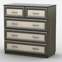 Комод Тиса Мебель АКМ-19 1 Венге Дуб молочний 75x45x75 см