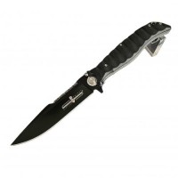 Ніж туристичний Gorillas BBQ 2-2378 21 см Чорний (KN1052) Ніж туристичний Gorillas BBQ 2-2378 21 см Чорний (KN1052)