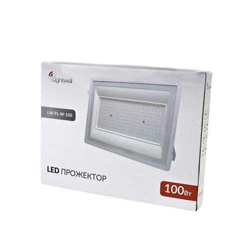 Прожектор світлодіодний Lightwell LW-FL-W-100 100 W 295918 Прожектор світлодіодний Lightwell LW-FL-W-100 100 W 295918