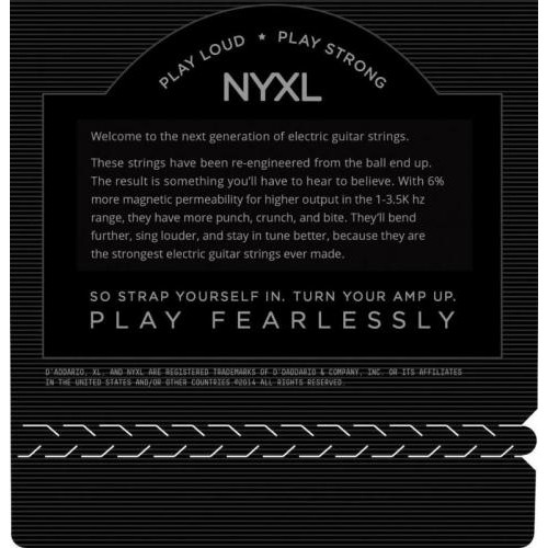 Струни для електрогітари D'Addario NYXL1260 Extra Heavy 12/60 Струни для електрогітари D'Addario NYXL1260 Extra Heavy 12/60
