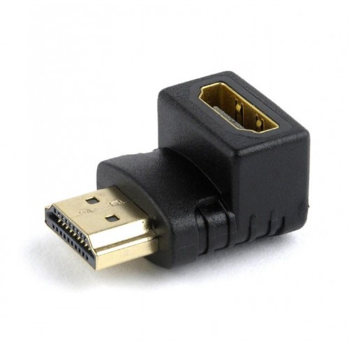 Адаптер Cablexpert (A-HDMI90-FML) HDMI-HDMI, кут 90 градусів, чорний в інтернет супермаркеті PbayMarket!