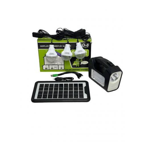 Станція автономного освітлення GDPlus GD-8 4500 мА/г Чорний (1992963462) Станція автономного освітлення GDPlus GD-8 4500 мА/г Чорний (1992963462)