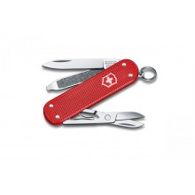 Ніж-брелок Victorinox Classic SD Alox Colors Sweet Berry 58 мм, 5 функцій, Червоний (0.6221.201G)