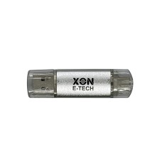 Флеш-накопичувач XON FlashDrive DuoConnect 128GB USB 3.0 + USB Type-C Grey (FX3DX128MS 7607)
