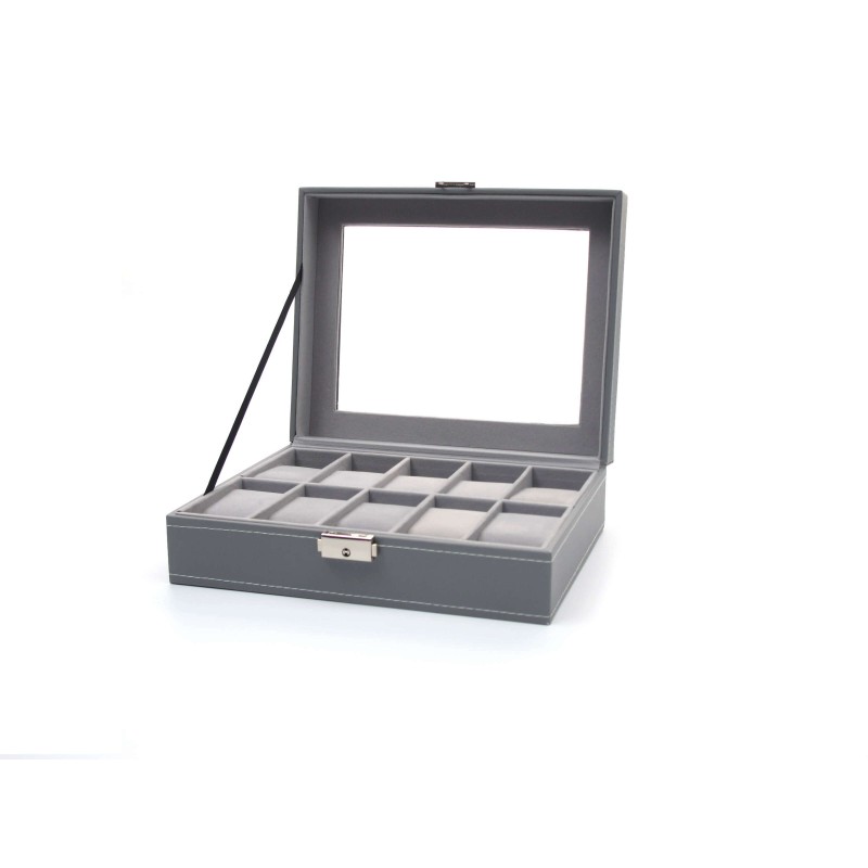 Шкатулка для зберігання годинників Craft 10PU.GR Сірий