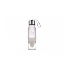 Пляшка для води та напоїв H2O з цитрусовою соковижималкою 650 мл White (300727WH)
