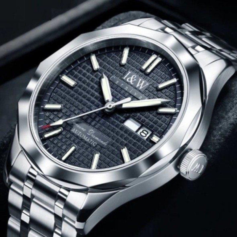 Годинник класичний Carnival Carbon Silver