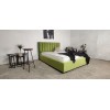 Ліжко BNB Arabela Premium 90 х 190 см Simple З додатковою металевою цільнозварною рамою Зелений