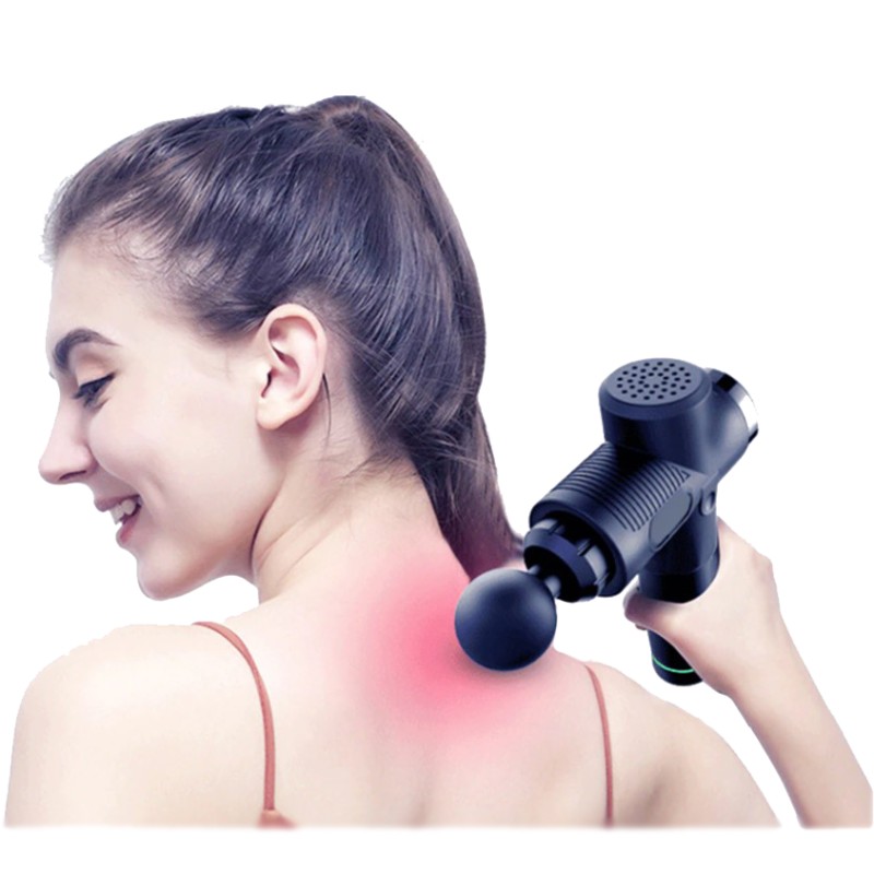 Масажер Booster Rlaxyoo S3 6 насадок 2400 мАг 30 режимів Чорно-сірий (1552057872)