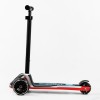 Самокат Best Scooter MAXI знімне алюмінієве кермо колеса PU зі світлом 70 кг Black and red (105876)