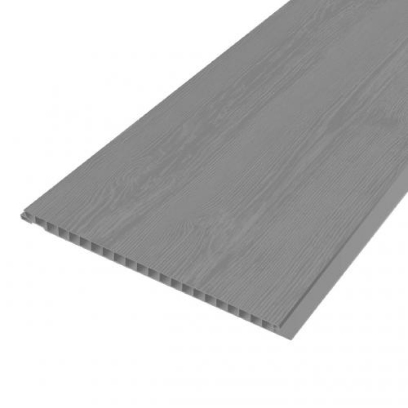 Панель ПВХ пластикова вагонка для стін та стелі EX 07.03 Ліон Gray Riko