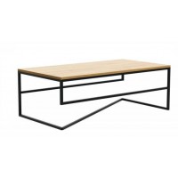 Кавовий журнальний столик у стилі Loft NS-620 430x1200x650 мм Черный Кавовий журнальний столик у стилі Loft NS-620 430x1200x650 мм Черный