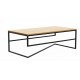 Кавовий журнальний столик у стилі Loft NS-620 430x1200x650 мм Черный