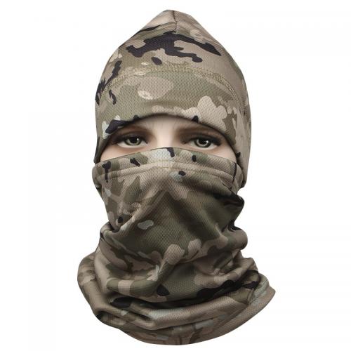 Комплект шапка-баф флісова No Brand JY-139 Camouflage One Size 12876-83129 Комплект шапка-баф флісова No Brand JY-139 Camouflage One Size 12876-83129