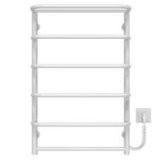 Рушникосушарка електрична Стандарт з полицею П6 500х800 Deffi Білий WD03 (C.SP.80.50.6.E.W.R.3)