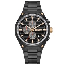 Годинник чоловічий водостійкий наручний Lee Cooper Ice Чорний (2493694274)